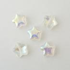 Yahoo! Yahoo!ショッピング(ヤフー ショッピング)チェコビーズ 星 スター12x12mm クリスタルAB 5個 パーツ アクセサリー ハンドメイド 手芸 手作り 素材
