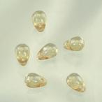 Yahoo! Yahoo!ショッピング(ヤフー ショッピング)チェコビーズ PBドロップ4x6mm イエローラスター 30個 パーツ アクセサリー ハンドメイド 手芸 手作り 素材