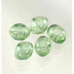 Yahoo! Yahoo!ショッピング(ヤフー ショッピング)チェコビーズ フラットバイコーン8/10mm グリーンテラコッタ 6個 パーツ アクセサリー ハンドメイド 手芸 手作り 素材