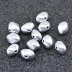 Yahoo! Yahoo!ショッピング(ヤフー ショッピング)チェコビーズ フラットバイコーン6/8mm アンティークシルバー 12個 パーツ アクセサリー ハンドメイド 手芸 手作り 素材
