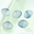 Yahoo! Yahoo!ショッピング(ヤフー ショッピング)チェコビーズ フラットバイコーン10/13mm ハーフブルーラスターマット 4個 パーツ アクセサリー ハンドメイド 手芸 手作り 素材