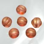Yahoo! Yahoo!ショッピング(ヤフー ショッピング)チェコビーズ パンプキン8mm アンティークレッド 8個 パーツ アクセサリー ハンドメイド 手芸 手作り 素材