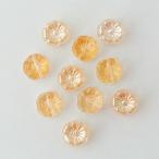 チェコビーズ プラムビーズ9mm クリスタルハニー 10個 パーツ アクセサリー ハンドメイド 手芸 手作り 素材