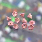 チェコビーズ ベルフラワー7x5mmマロンレインボー 15個 パーツ アクセサリー ハンドメイド 手芸 手作り 素材