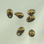 Yahoo! Yahoo!ショッピング(ヤフー ショッピング)チェコビーズ PBドロップ4x6mm ブロンズ 30個 パーツ アクセサリー ハンドメイド 手芸 手作り 素材