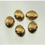 Yahoo! Yahoo!ショッピング(ヤフー ショッピング)チェコビーズ フラットバイコーン8/10mm ブロンズ 6個 パーツ アクセサリー ハンドメイド 手芸 手作り 素材