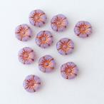 チェコビーズ プラムビーズ9mm バイオレットオパール・コパー 10個 パーツ アクセサリー ハンドメイド 手芸 手作り 素材