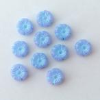 チェコビーズ プラムビーズ9mm ラベンダー・ブルー 10個 パーツ アクセサリー ハンドメイド 手芸 手作り 素材
