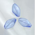 Yahoo! Yahoo!ショッピング(ヤフー ショッピング)チェコビーズ ツイスト22/14mm ライトサファイア 2個 パーツ アクセサリー ハンドメイド 手芸 手作り 素材