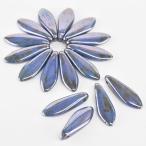 チェコビーズ ダガー   5x16mm ラスティーブルー 12個 パーツ アクセサリー ハンドメイド 手芸 手作り 素材