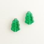 Yahoo! Yahoo!ショッピング(ヤフー ショッピング)チェコビーズ クリスマスツリー もみの木 ツリー17x12mm グリーン 2個 パーツ アクセサリー ハンドメイド 手芸 手作り 素材