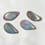 チェコビーズ バテラ 24×13mm ラスティージルコン 2個 ガラス ビーズ ハンドメイド 手芸 パーツ アクセサリー