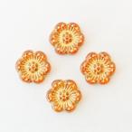 Yahoo! Yahoo!ショッピング(ヤフー ショッピング)チェコビーズ プラムビーズ14mm ヒヤシンス・ゴールド 4個 パーツ アクセサリー ハンドメイド 手芸 手作り 素材