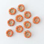 チェコビーズ プラムビーズ9mm キャロット 10個 パーツ アクセサリー ハンドメイド 手芸 手作り 素材