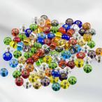 チェコビーズ ロカイル3/0ミックス シルバーライン 50g パーツ アクセサリー ハンドメイド 手芸 手作り 素材