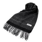  Michiko London бренд muffler шерсть подарок для мужчин и женщин в клетку палантин Glenn проверка чёрный 