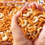 ショッピング訳あり スイーツ 送料無料 スイーツ お菓子 山盛り カシューナッツと柿の種 送料無料 大容量 1kg 500g×2 あられ おつまみ 詰め合わせ セット