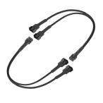upHere PWM вентилятор для удлинение электрический кабель 2 ответвление кабель 1 шт. 3 булавка . 1 шт. 4 булавка вентилятор соответствует PC кейс вентилятор расширение для Y знак type 2 шт [FH2-2]