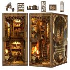 CRESYMME миниатюра house кукольный дом книжка nk комплект из дерева DIY цельный хобби ручная работа ( старинная книга. сон магазин )