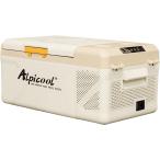 Alpicool ポータブル冷蔵庫 車載冷蔵庫 車載冷蔵冷凍庫 Km15 16L 16リットル -20℃〜20℃ コンプ…