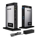 WAVLINK 11-in-1 USB-Cドッキングステーション、3画面モード出力、デュアル8K HDMI + 8K DP、PD3.1 140W充電対