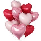 BTZO способ судно ba Rune Heart 10 шт. комплект 18 дюймовые легкосплавные колесные диски способ судно день рождения украшение установка Propo -z Valentine день рождения украшение розовый красный 