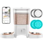 HoneyGuaridan автокормушка кошка для 2 шт для двойной миска проект . flat кормление Appli .. функционирование 2.4G/5G Wi-Fi подключение соответствует ske Jules автоматика 