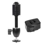 Pispoer Pro jekta вешалка, проектор место крепления товар, рейлинг тип,1/4 дюймовый винт, выдерживаемая нагрузка 5Kg, держатель проектор установка для, угол style 