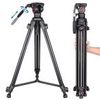 ARTCISE видео штатив жидкость видео платформа комплект compact легкий aluminium сплав труба структура камера штатив 360° все . фотосъемка руль видео платформа 