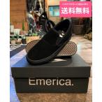 送料無料 EMERICA エメリカ  スリッポン WINO G6 SLIP ON YOUTH BLACK 黒 スケボー シューズ  16.5ｃｍ 20cm 21cm 23cm 女性用 スリッポン 子供用 スリッポン