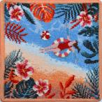 フェイラー Playa Tropical Apricot 25cmx25cm #fel009990【柄の組み合わせ自由で2枚以上はメール便で送料無料】