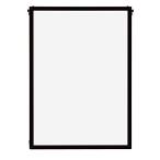 B2 aluminium рама для постера / лучший panel B2 размер (515×728mm) черный 