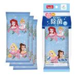 レック(LEC)ディズニー おでかけ 除菌 シート アルコール不使用 10枚入×3個 (ディズニープリンセス) 弱酸性 日本製 無添加 (パラベ