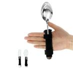  пожилые люди еда инструмент для оказания помощи еда пассажирский tool еда для вилка / ложка держатель предотвращение скольжения настройка возможность многофункциональный рука прибор держатель .