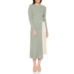 [フレイ アイディー] ダイヤ柄プリーツニットワンピ FWNO201508 レディース GRN 日本 F (FREE サ