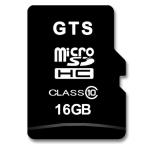 ショッピングマイクロsdカード GTS ドライブレコーダー用 マイクロSDカード 16GB 耐久温度100度対応アダプター付き