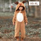  Рождество северный олень костюм мульт-героя маскарадный костюм Halloween Halloween костюмированная игра животное животное пижама теплый с капюшоном . шляпа имеется костюм симпатичный защищающий от холода теплый 