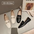 ローファーレディース靴太ヒールローファーパンプスパンプス黒白ブラックホワイ...