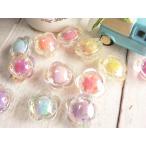 Yahoo! Yahoo!ショッピング(ヤフー ショッピング)ビーズ　お花　フラワー　オーロラ　12個　手芸　パーツ　ハンドメイド　材料　　#1614