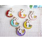  очарование месяц ...6 цвет × каждый 1 шт заяц ... кролик золотой #2917