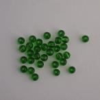 ビーズ　4mm　ガラスビーズ　グリー