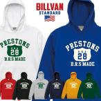 ショッピングアメカジ 2025春 BILLVAN 裏パイル PRESTONS スウェットプルパーカー アメカジ ビルバン