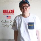 ショッピングアメカジ BILLVAN アメカジ デニム・ポケット ヘビーTシャツ オープンエンド糸 ワークTシャツ メンズ アメカジ