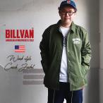 【冬のアメカジクリアランス】BILLVAN WORKS ビルバン TCウェザークロス アメリカンワーク コーチジャケット アメカジ ワークス アウトドア Lightning バイカー