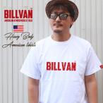 ショッピングアメカジ BILLVAN ビルバン アメカジ ヴィンテージ・擦れロゴ へヴィーウェイト半袖Tシャツ メンズ