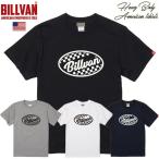 BILLVAN ビルバン チェッカーロゴ ヘビーウェイト アメカジプリント 半袖Tシャツ アメカジ