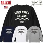 BILLVAN ビルバン トラックワークス バックプリント長袖ヘビーTシャツ ロンT メンズ アメカジ