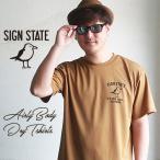 ショッピングアメカジ SIGN STATE　夏限定！ クール・ドライ バックプリント Tシャツ サインステート アメカジ サーフ メンズ アメカジ