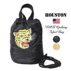 HOUSTON ヒューストン 6844 虎 刺繍キルティングエフェクトバッグ ショルダーバッグ 巾着
