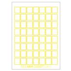 (2411-1506) Saitama благосостояние .SAIFUKU этикетка B5 стандарт 3 уровень этикетка (1 сиденье 56 листов есть ) желтый 10 сиденье принтер соответствует 